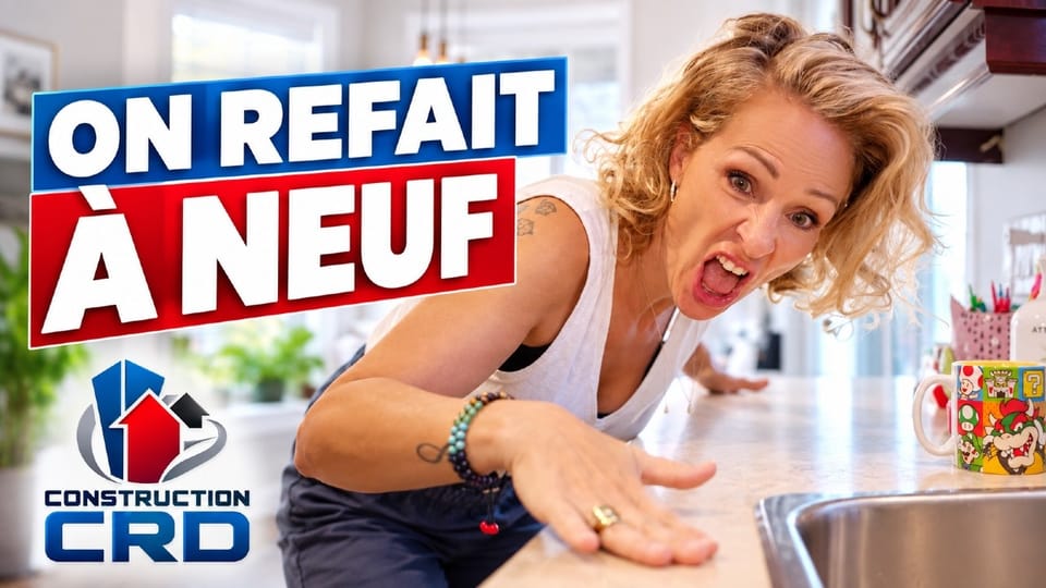 On refait à neuf… ou on regarde le neuf? 😅 | Construction CRD
